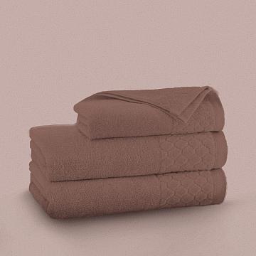Полотенце махровое Fine Line, коллекция Mokko, какао