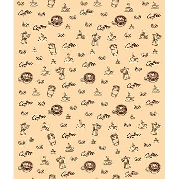 Полотно вафельное 50 см наб рис.29499-1 Кофе-брейк