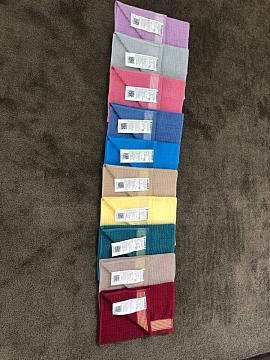 Полотенце вафельное Gala стежка синий