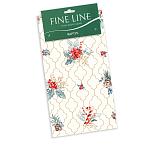 Фартук с карманом рогожка Fine Line рис.62036-1 Рождество
