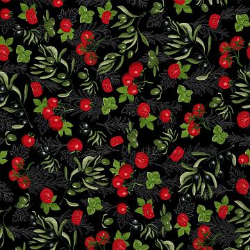 Прихватка-рукавица рогожка Fine Line рис.62063-1 Томато Помидоро