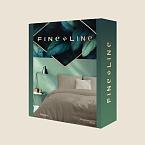 КПБ перкаль Fine Line рис.6793-48 Мелодия сна (латте)