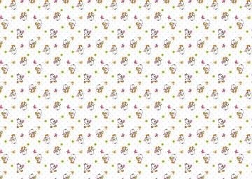 Фланель 90 см наб б/з рис.5448-5 Утята