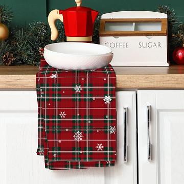 Полотенце вафельное Vse DOMA рис.60339-1 Рождественское утро