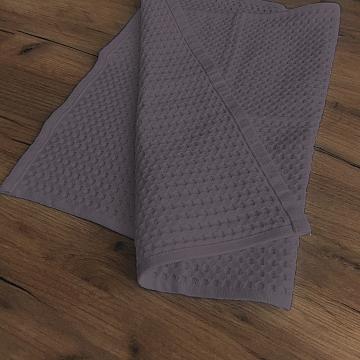 Полотенце вафельное SALTINE FINE LINE, коллекция ELTON, плотность 360 г/м2, темно-фиолетовый