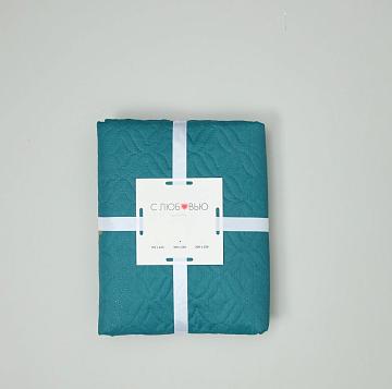 Покрывало двустороннее п/э Комфорт Синий узор