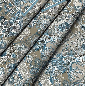 Бязь Премиум 220 см наб рис.72068-3 Новое пейсли