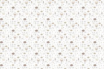 Фланель 90 см наб б/з рис.29155-2 Шарики