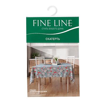 Скатерть рогожка Fine Line рис.62014-3 Влюбленные котики