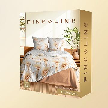 КПБ перкаль Fine Line рис.60397-1/43300-6 Камилла