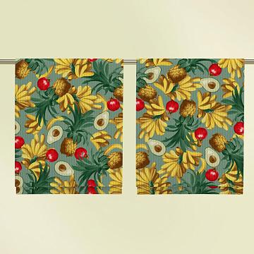 Набор вафельных полотенец Vse DOMA рис.60164-1 Много фруктов