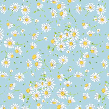 Перкаль 150 см наб рис.64053-2 Милора голубой