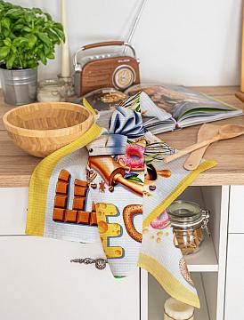 Полотно вафельное 50 см наб рис.29437-1 Шеф