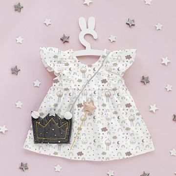 Фланель 90 см наб б/з рис.29155-2 Шарики