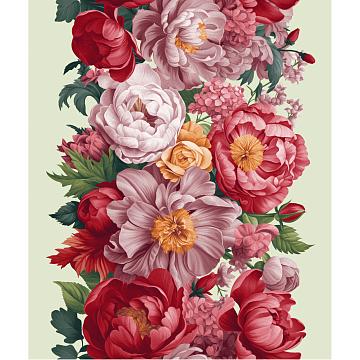 Полотно вафельное 50 см наб рис.29495-1 Цветочная алхимия