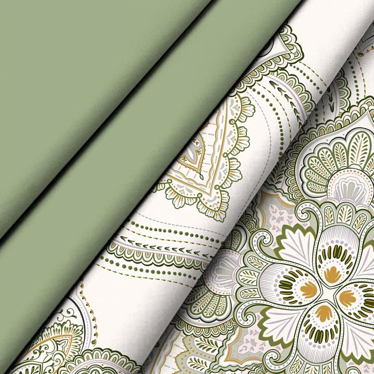 КПБ перкаль Fine Line рис.72117-2/24900-23 Дамасские узоры new - 2
