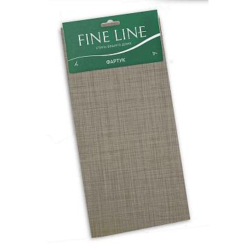 Фартук с карманом рогожка Fine Line рис.35007-3 Пестроткань тауп