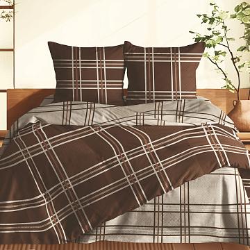 КПБ перкаль Fine Line рис.60366-2/60371-2 Канкор шоколад new