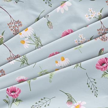 Бязь Комфорт 150 см наб рис.64051-1 Талли голубой