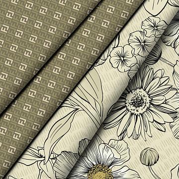 КПБ перкаль Fine Line рис.60203-1/60228-4 Луциано new