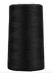 Нитки 40/2 полиэстр ц.325 черные (4570м)