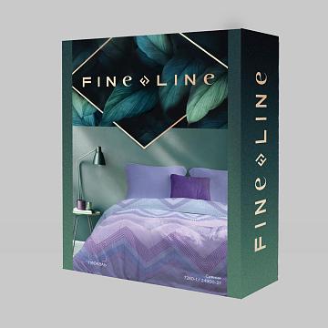 КПБ перкаль Fine Line рис.7280-1/24900-37 Сияние