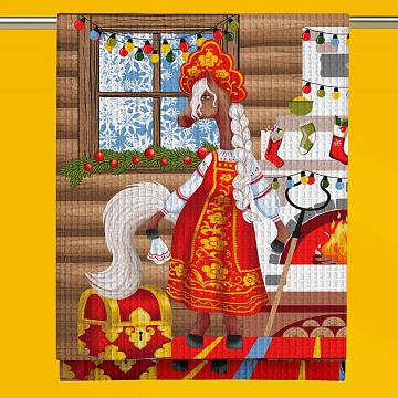 Полотенце вафельное Vse DOMA рис.29398-1 Боярыня