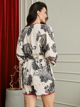 Пижама жен: куртка, шорты Mia Cara артикул AW25WW3411 Ягуар/Jaguar ягуар