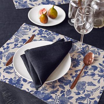 Набор салфеток из рогожки на стол Все ДOMA/Vse DOMA рис.60287-1 Елена Прекрасная