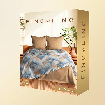 КПБ перкаль Fine Line рис.7157-1/24700-27 Родриго