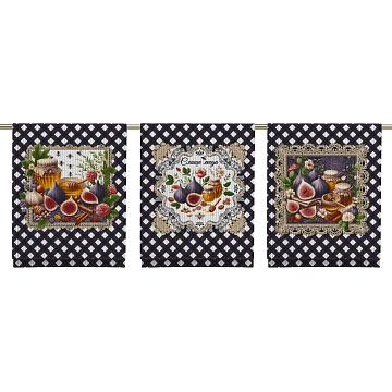 Рогожка 150 см наб рис.29457-1 Слаще меда