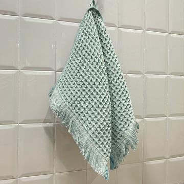 Полотенце вафельное MINERALIE FINE LINE, коллекция ELTON, бирюзовый