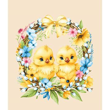 Полотно вафельное 50 см наб рис.29371-1 Солнечная Пасха