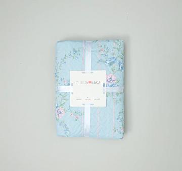 Покрывало однотонное п/э Комфорт Цветочки