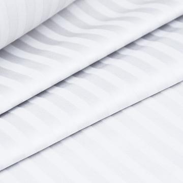 Страйп-сатин 220 см отбеленный арт 3052 (2*2 см)