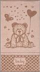 Полотенце махровое цв.10000 ДМ ПЦ-2752 Медвеженок/Teddy