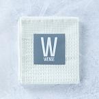 Комплект вафельных полотенец WENGE белый