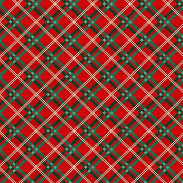 Комплект вафельных полотенец Fine Line рис.62037-1 Шотландка