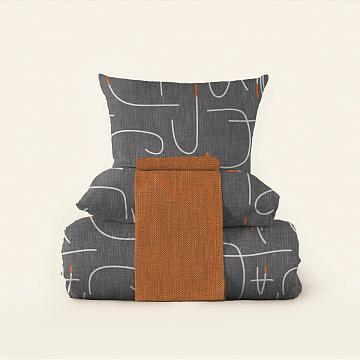 КПБ перкаль Fine Line рис.50338-1/50358-2 Ярн new