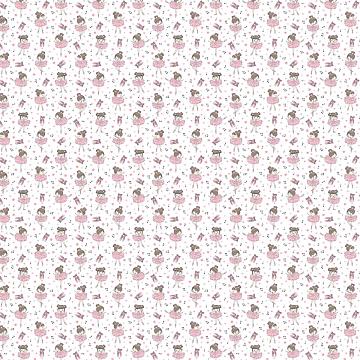 Бязь Комфорт 150 см наб рис.13313-1 Балерины