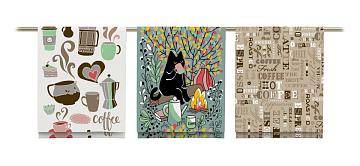 Рогожка 150 см наб рис.29247-2 Время чаепития