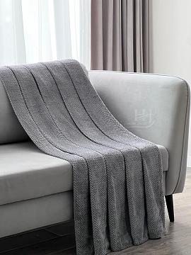 Плед велсофт ST-018 Соты Home Jalon темно-серый