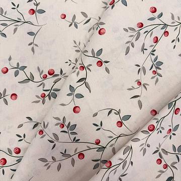 Вареный хлопок 220 см наб рис.72234-1 Дикая ягода