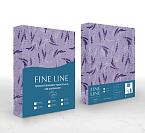 Простыня трикотажная на резинке Fine Line Лаванда сирень