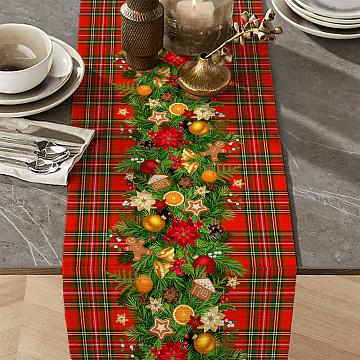 Дорожка 50 см наб рис.30182-1 Еловая гирлянда