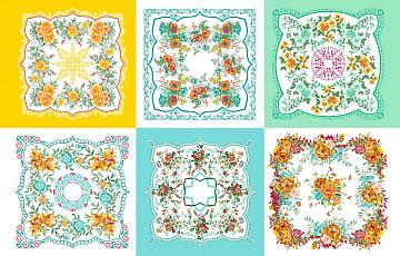 Ситец 95 см наб рис.21218-1 Цветочная поляна