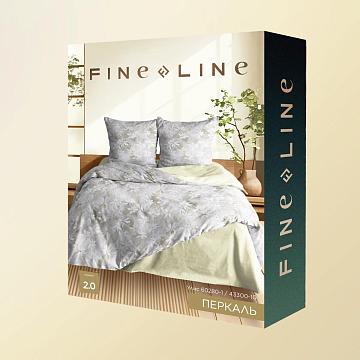 КПБ перкаль Fine Line рис.60280-1/43300-10 Улис