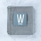 Комплект вафельных полотенец WENGE серый