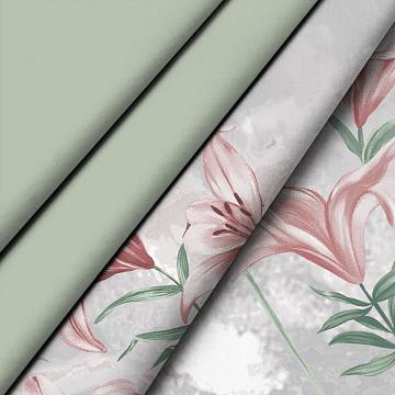 КПБ перкаль Fine Line рис.60273-1/43300-66 Туманное утро