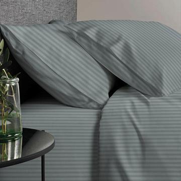 КПБ перкаль Fine Line рис.6793-16 Лунная соната (серо-зеленый) NEW.